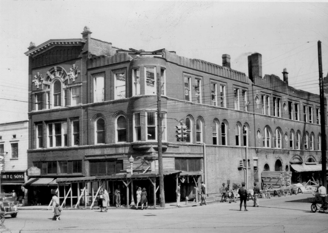 Struve Building following 1946 fire