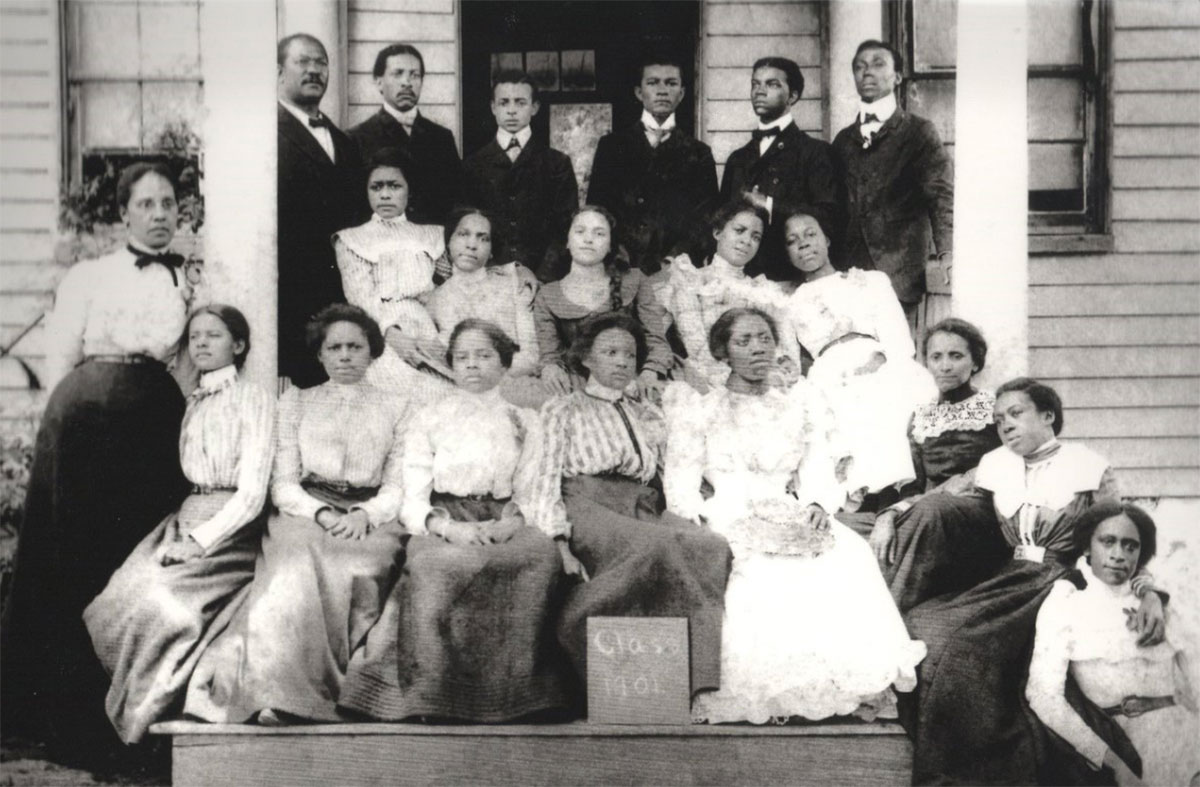 William Hooper Councill with the Class of 1901, The State Agricultural and Mechanical College for Negroes, a predecessor of Alabama A&M University.